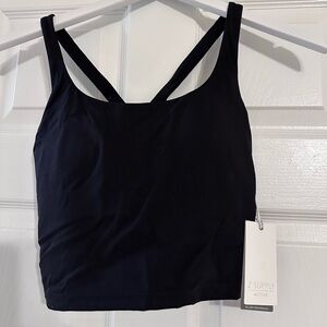 Z Supply Active sports bra top NWT black size S